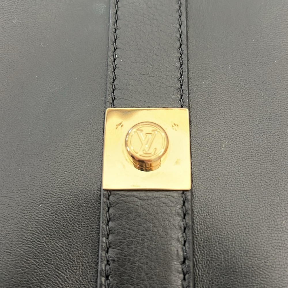 Louis Vuitton Black Calfskin Rendez-Vous Adjustable Shoulder Strap Bag AuthPurse - Picture 15 of 15